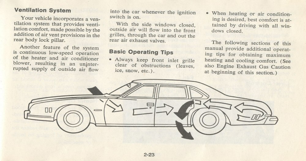 1977 Chev Chevelle Owners Manual Page 110